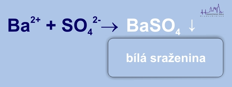 Iontové rovnice BaSO<sub>4</sub>